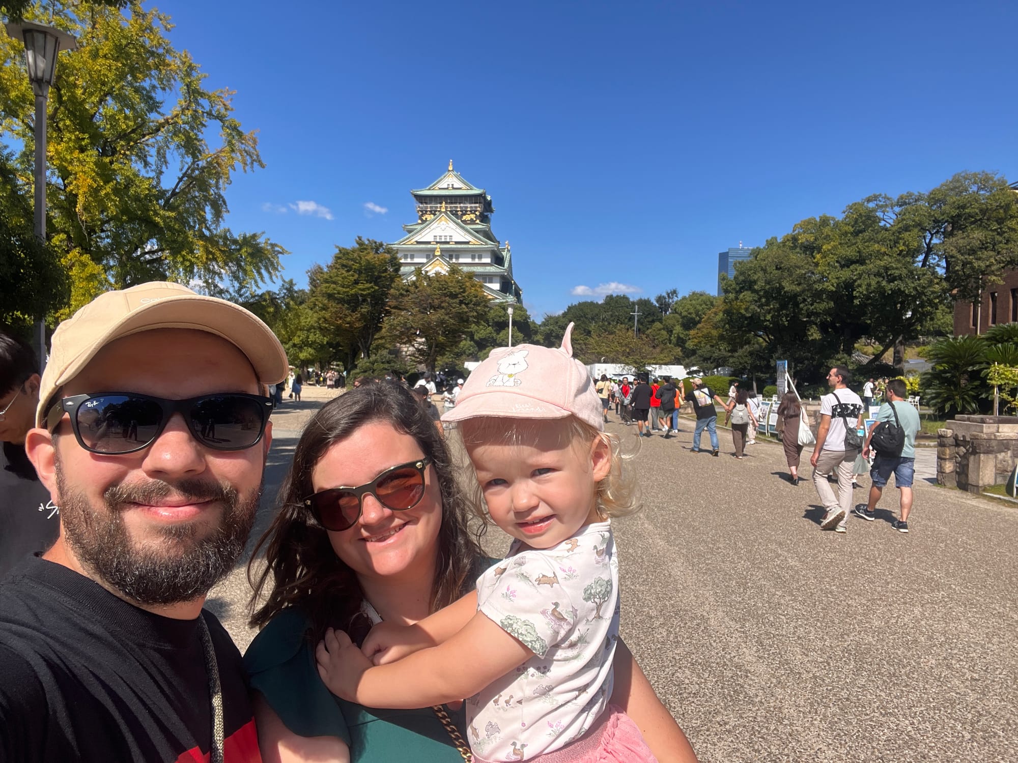 Zamek w Osace i japońskie theraflu